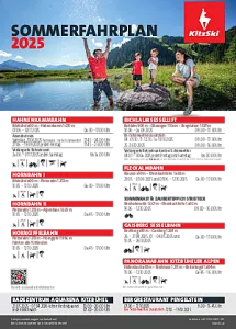 KitzSki Lift-Betriebszeiten