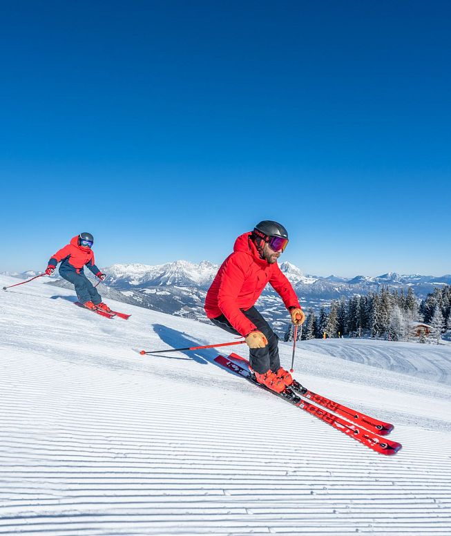 Racen auf den Pisten