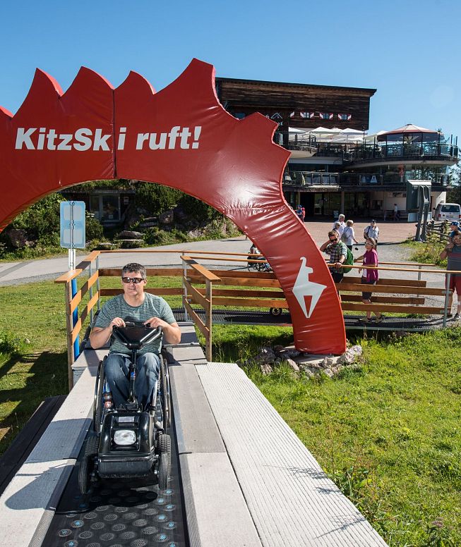 Bergwelt für Rollstuhlfahrer